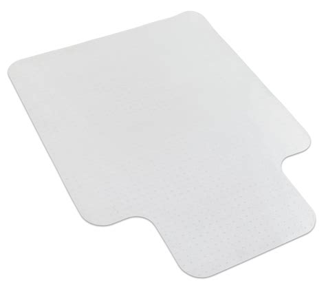 Mount-It! Clear Chair Mat for Carpet, Non-Slip Studded Office Chair Floor Protector, 47" x 35.5 ...