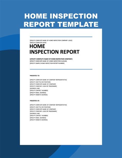 Monthly Safety Inspection Report Template in Word, Pages, PDF, Google ...