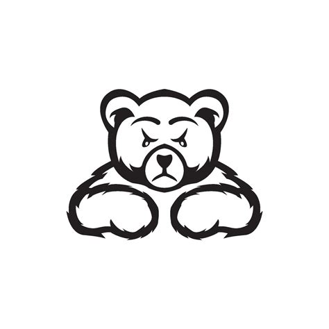 Teddy bear logo icon, vector illustration design 35511919 Vector Art at ...