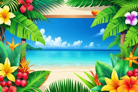 Hawaiian Clip Art Background