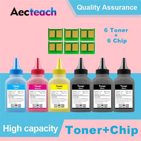 Aecteach Color toner Powder + 6chip CF350A 130A CF350 toner cartridge ...