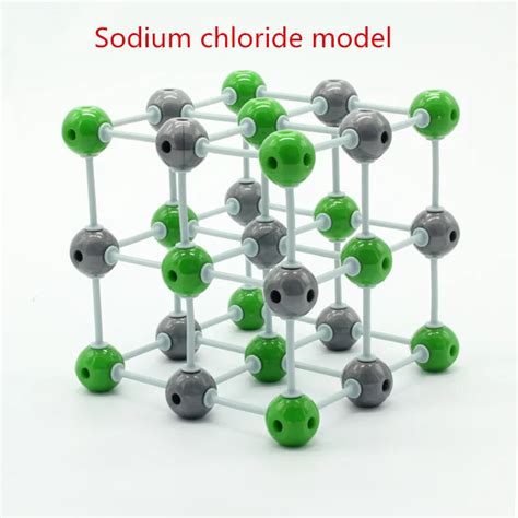 Sodium Chloride Crystal Structure Model NaCl Chemical Molecular Model-in Ornaments from ...