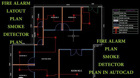 Autocad Tutorial Fire Alarm Plan In Autocad How To Smoke Detector Plan | Hot Sex Picture