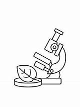 Microscope coloring Pages sketch template
