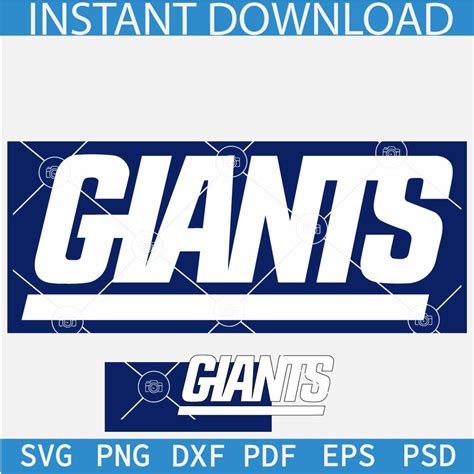 Giants Name Logo SVG, New York Giants Logo SVG, New York Giants ...