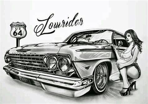 Pin by NOD 346 on Arte Dibujos Choleros Worldwide | Lowrider drawings, Lowrider art, Chicano art ...