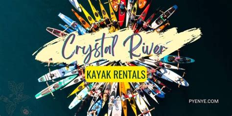 Reviewing Top 9 Kayak Rentals At Crystal River | PyeNye