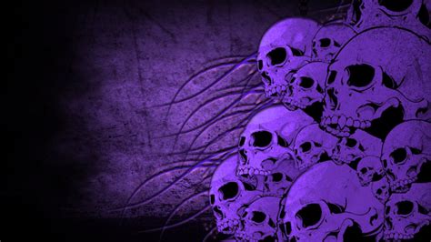 Purple Skull Wallpaper - WallpaperSafari