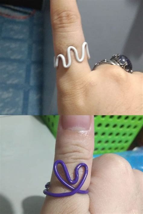 Make a heart beat and heart ring using a paperclip WITHOUT TOOLS. Click image for tutorial on ...