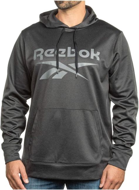 Reebok Men's Performance Hoodie (Solid Black, Medium): Amazon.ca: Clothing & Accessories