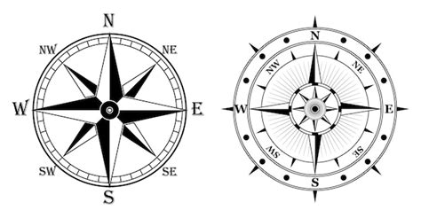 Points Of The Compass Navigation, PNG, 4500x4500px, Compass, Brass ...