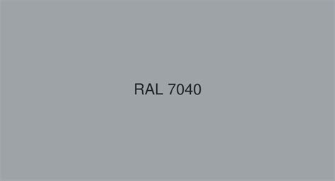 Ral 7040 Color Chart