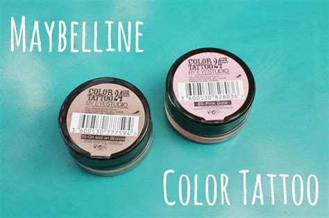 Chloë Ridout: Maybelline 24hr Color Tattoo