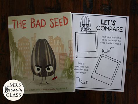 The Bad Seed | Book Activities and Craftivity | Mrs. Bremer's Class