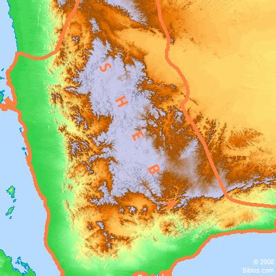 Bible Map: Sheba