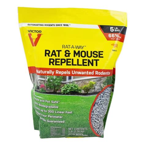 Victor Rat-A-Way 5 lbs. Rat and Mouse Repellent Granules M8075 - The ...