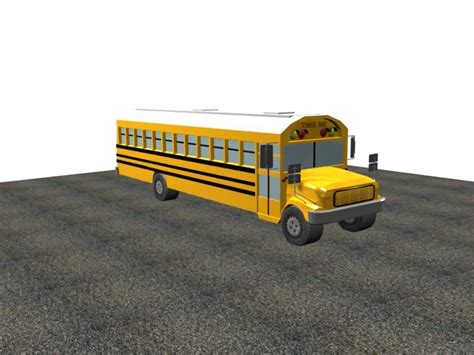 School bus 3D Model $10 - .obj .3ds - Free3D