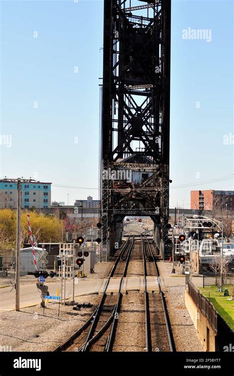 Chicago, Illinois, USA. Chicago's venerable Canal Street Railroad ...