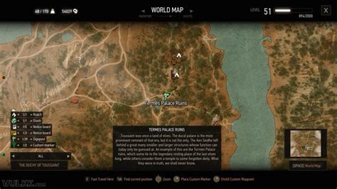 Witcher 3 All Toussaint Places of Power Locations Guide - VULKK.com