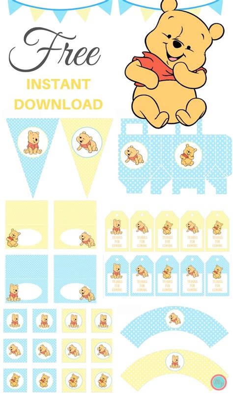 FREE Winnie the Pooh Party Printable