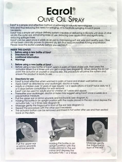 Earol Olive Oil Spray | Ear Cleaning Clinic