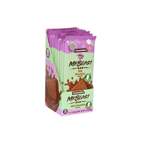 Feastables MrBeast Milk Chocolate Bars - Made with Aruba | Ubuy