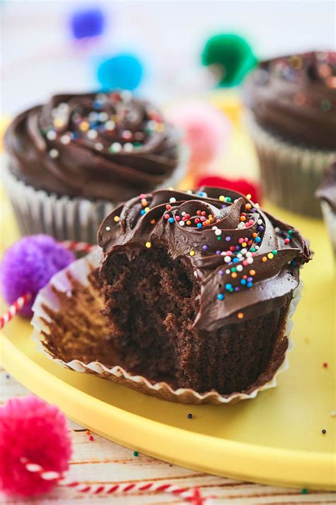 Incredible Chocolate Cupcakes with Chocolate Fudge Frosting