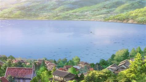 #Anime Your Name. #Itomori Kimi No Na Wa. #Lake #Town #1080P #wallpaper #hdwallpaper #desktop ...