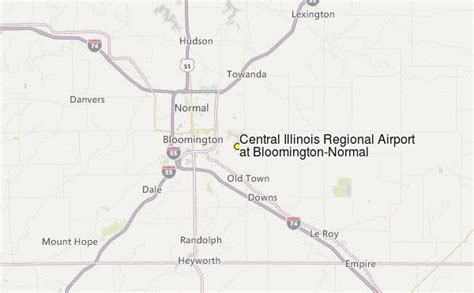 Central Illinois Regional Airport at Bloomington/Normal Weather Station ...