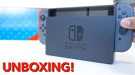 Nintendo Switch Unboxing! - YouTube