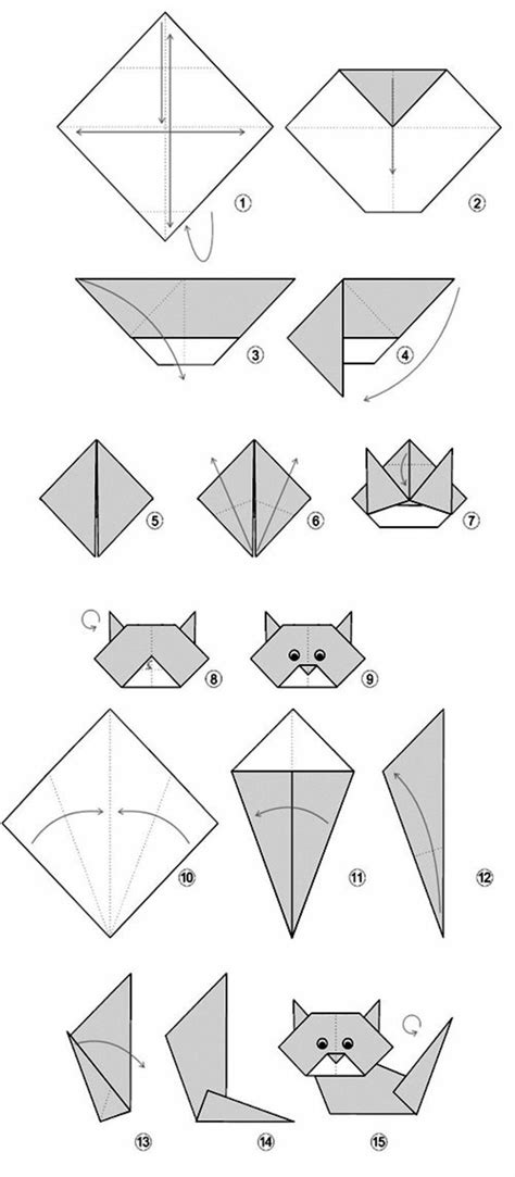 Origami Cat Instructions – All in Here