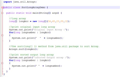 Arrays and How to sort long Array in Java | Pro Code Guide