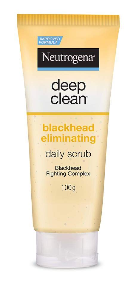 Neutrogena Deep Clean Scrub Blackhead Eliminating Daily Scrub For Face ...