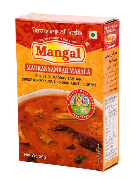 Natco Sambhar Masala Mangal 100g – Natco Foods Shop