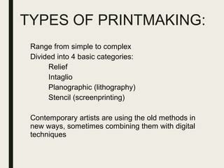 Printmaking | PPT