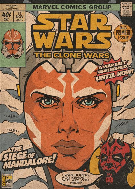 Star Wars The Clone Wars: The Siege of Mandalore comicbook cover by ...