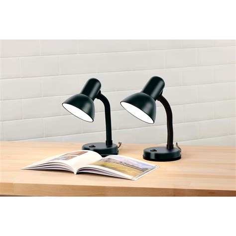 Desk Lamp Flexible Neck 35W Maximum Height Of 340Mm Base Size Of 120X120x40mm Black - 101815 ...