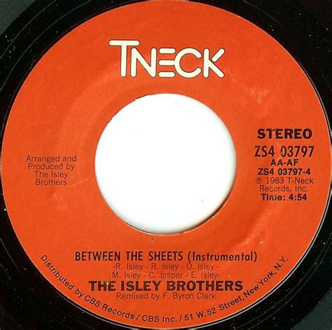 The Isley Brothers - Between The Sheets - Used Vinyl - High-Fidelity ...