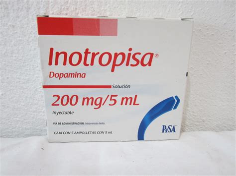 PIS145 Inotropisa 200 MG. 5 ML. (DOPAMINA) – Mecorama