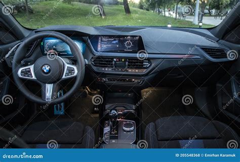 BMW 116d interior editorial stock photo. Image of expensive - 205548368