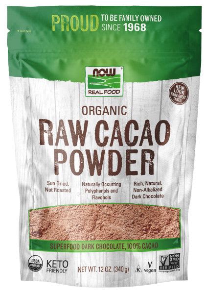 Cacao Powder, Organic, Raw | Country Life Natural Foods