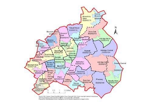 Walsall Map - United Kingdom