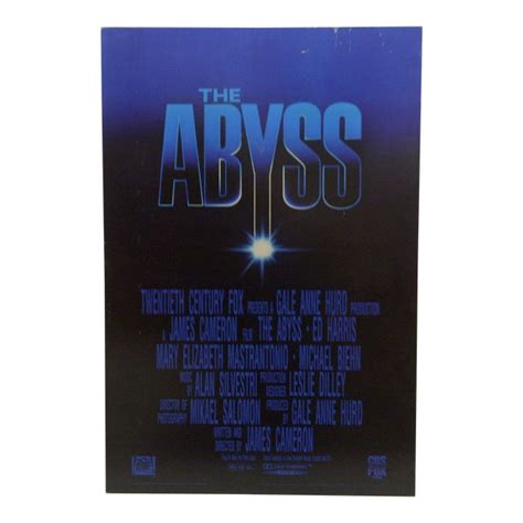 "The Abyss" Movie Poster | Chairish