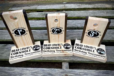 Cornhole Board Trophies Cornhole Tournament Trophies Corn Hole - Etsy