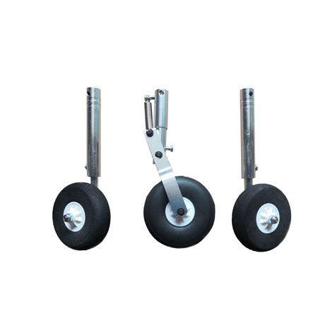 Aluminum alloy shock absorber retractable landing gear set for rc airplane Sale - Banggood.com