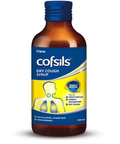 Multicolor Cipla Cofsils Dry Cough Syrup at Best Price in Chennai | Viencee Pharma Sciences