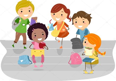 Clipart: recess | Kids Recess — Stock Photo © lenmdp #6857109