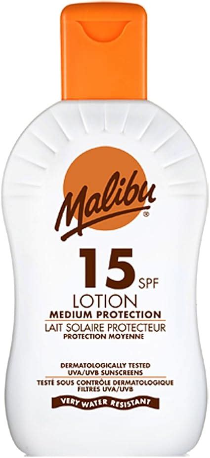 Malibu High Protection Lotion UVA/UVB Sunscreen SPF15 200 ml: Amazon.co.uk: Beauty