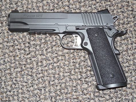 SIG SAUER MODEL 1911 TACOPS 10 MM PISTOL WITH FOUR MAGAZINES