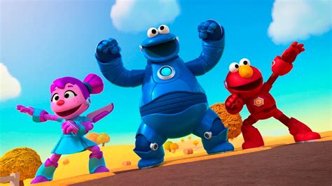 Cookie Monster, Elmo, Abby unite for show 'Mecha Builders' | The ...